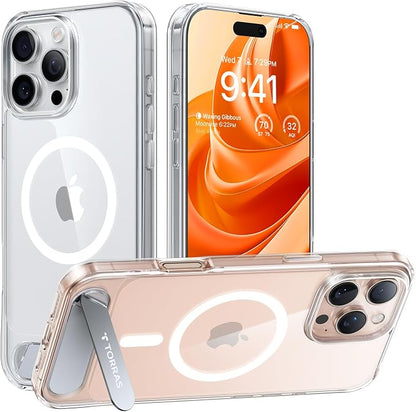 TORRAS Ostand 10,000mAh QI2 Magnetic Battery Pack with Stand & Magnetic Case — Buy Together to Save 15%