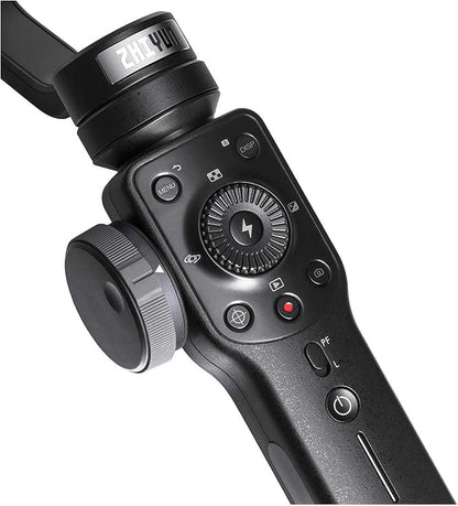Zhiyun Smooth 4 Gimbal Stabilizer for Smartphone iPhone Android Cell Phone 3-Axis Handheld Gimbal for Vlogging YouTube Vlog TikTok Instagram Live Video Kit Support Cellphone 210g MAX