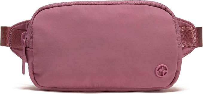 Pander Mini Belt Bag – Ultra Compact, Fits 6.7” Phone, Lipstick, Earbuds, Essentials, Small Crossbody Waist Purse, Lux Lavender