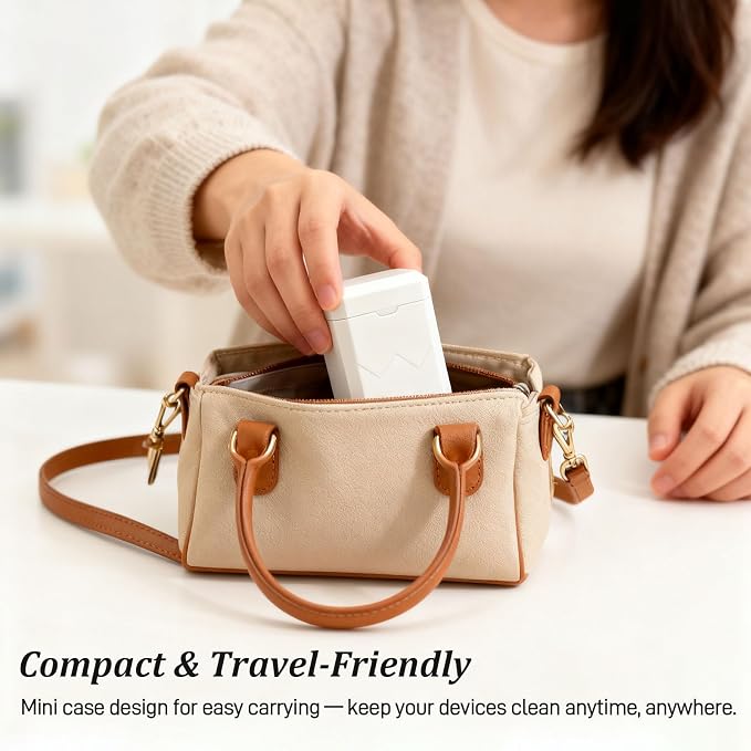 Multi-Function Cleaning Kit for AirPod & iPhone – Port, Cable & Speaker Repair Tool for Lightning, Type-C, and Charging Connectors, Portable Cleaning Toolbox