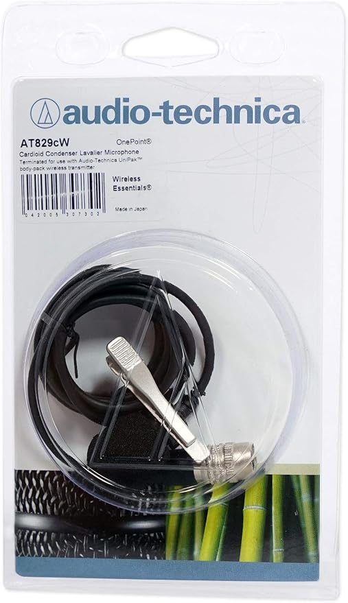 Audio-Technica Audio Technica AT829CW Lavalier Microphone for AT UniPak, black