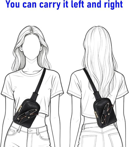 INICAT Small Sling Bag for Women Everyday & Travel Crossbody Bags Lightweight Cross Body Purses Vegan Leather