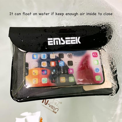 Waterproof Waist Pouch Dry Belt Bag Fanny Pack Keep Your Key Fob Wallet Kindle Phone Dry Perfect For Swim Surf Snorkel(Black)