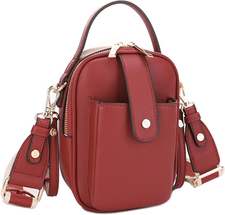 Mali+Lili Gail Vegan Leather Multi Compartment Crossbody Bag