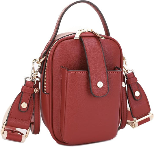 Mali+Lili Gail Vegan Leather Multi Compartment Crossbody Bag