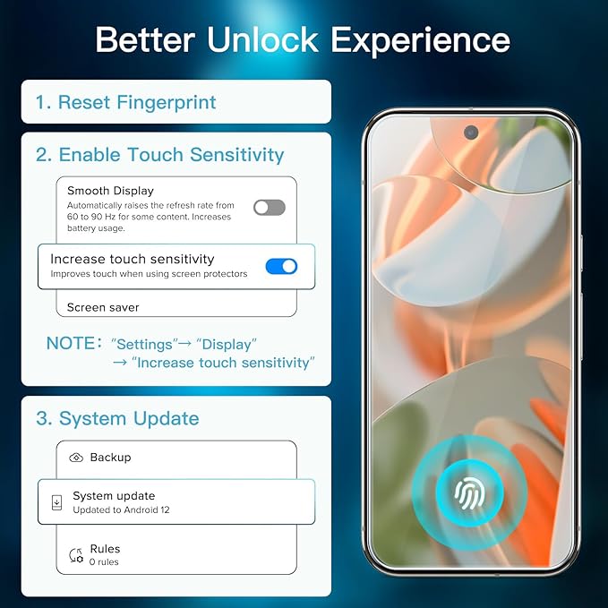 JETech Screen Protector for Google Pixel 9 Pro XL, 2+2 Pack | with Camera Lens Protector, HD Clear Tempered Glass, Anti-Scratch Protection, Easy Installation Tool