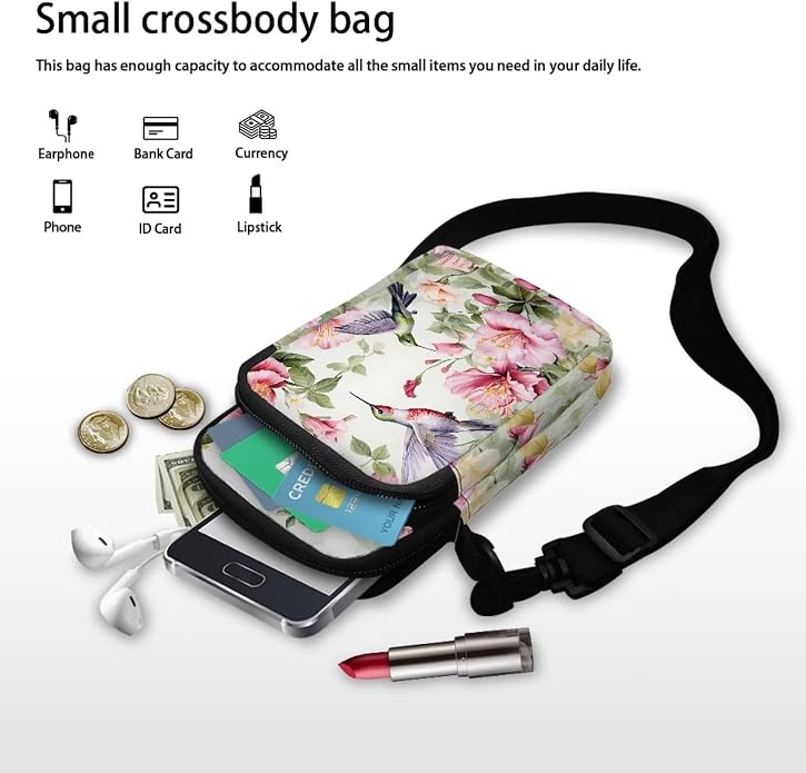DISNIMO Small Crossbody Bags for Women Trendy Cross Body Cell Phone Shoulder Bags Purses with Adjustable Strap