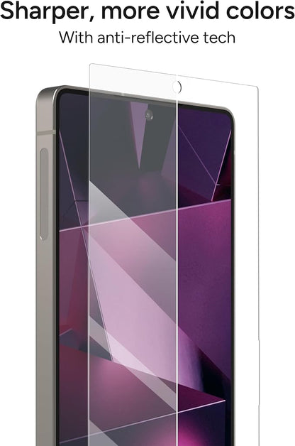 ZAGG Glass XTR4 Samsung Galaxy S25 Ultra Screen Protector - Tempered Glass, 11X Stronger with Graphene, Blue Light Filtering, Anti-Reflective Technology, InvisibleShield, Easy Dust-Free Installation