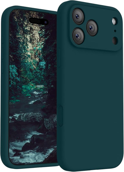 FireNova Magnetic for iPhone 17 Pro Max Case, Compatible with MagSafe, [Integrated Silicone Camera Control Button] [Camera Protection] Anti-Scratch Microfiber Lining Phone Case, 6.9", Teal