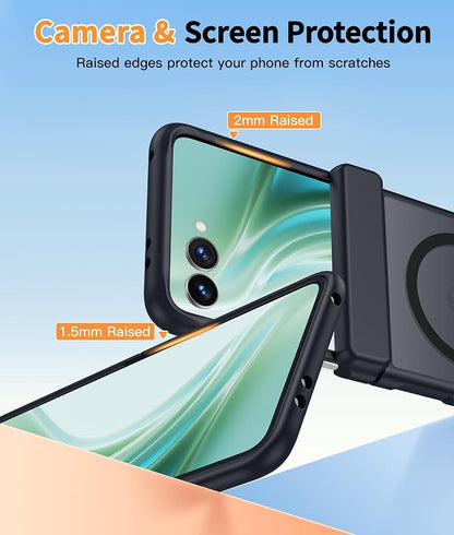 FNTCASE for Motorola Razr Ultra 2026/2025 Case, Fit for Magsafe, Black | Hinge Protection, Screen Protector, Magnetic Back,, 18FT Military Grade Drop Proof, Protective Phone Cover