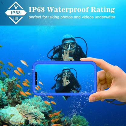 SPORTLINK Waterproof Case for iPhone 11, Full Body Heavy Duty Protection Full Sealed Cover Shockproof Dustproof Built-in Clear Screen Protector Rugged Case for iPhone 11 6.1 Inch Blue