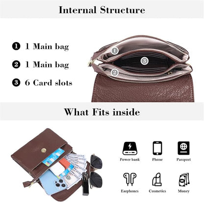 MINICAT RFID Blocking Small Crossbody Bags for Women Vegan Leather Mini Travel Purses Cell Phone Purse Cross Body Bag