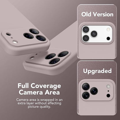 Magnetic for iPhone 17 Pro Case, Compatible with MagSafe, [Full Camera Protection][Screen Protector] Silicone Shockproof Protective Phone Case for iPhone 17 Pro 6.3", Hazel