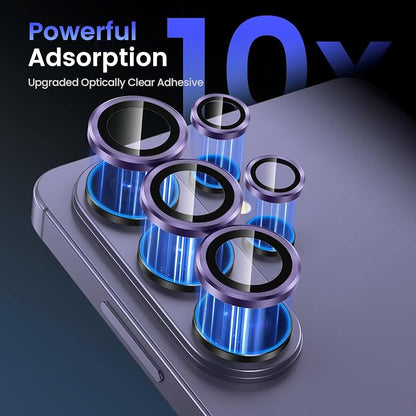 Tensea (3+2PCS Compatible with Samsung Galaxy S26 Ultra Camera Lens Protector, 9H Tempered Glass Camera Cover Screen Protector Metal Individual Ring [Installation Tray][Case Friendly]