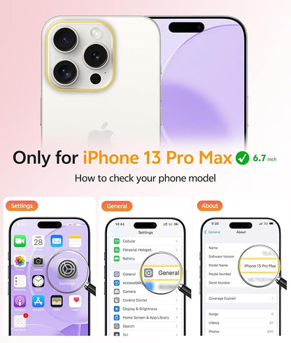 FNTCASE for iPhone 13 Pro Max Case: [Compatible with Magsafe] Translucent Matte Magnetic Phone Cover - Military Grade Drop Protection Shockproof Protective Cases - Light Purple