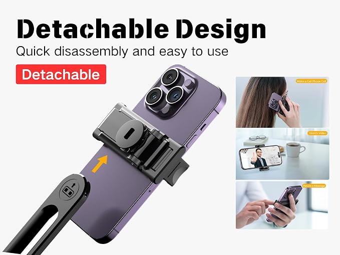 Selfie Stick Tripod, 52 Inch Extendable Travel Phone Tripod, FORGERAY C13 Bluetooth Remote Tripod with Umbrella Base for iPhone Android Vlog Selfie Recording