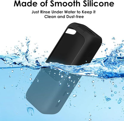 Power Bank Silicone Case, Compatible with Anker 25000mAh 165W Power Bank, Fully Protective, with Precise Interface Openings, Shockproof and Portable (Black)