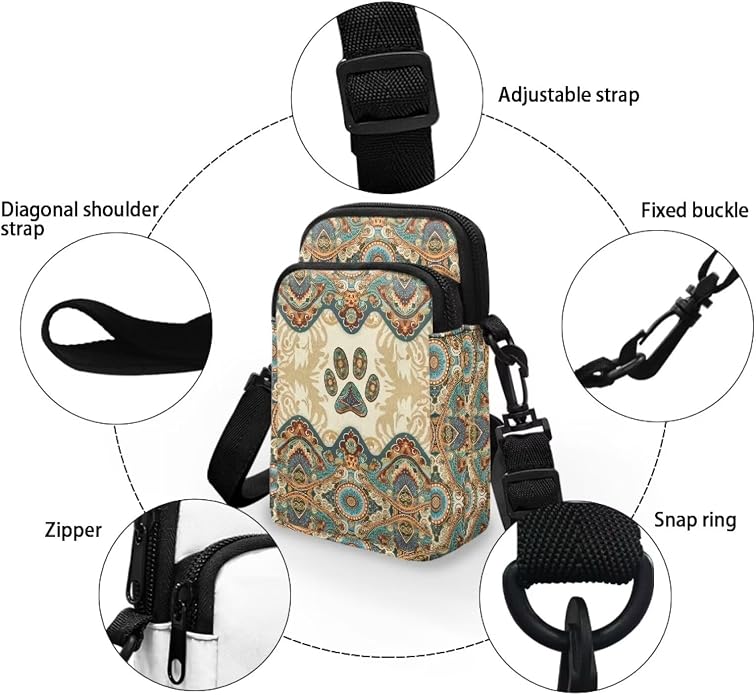 DISNIMO Small Crossbody Bags for Women Trendy Cross Body Cell Phone Shoulder Bags Purses with Adjustable Strap