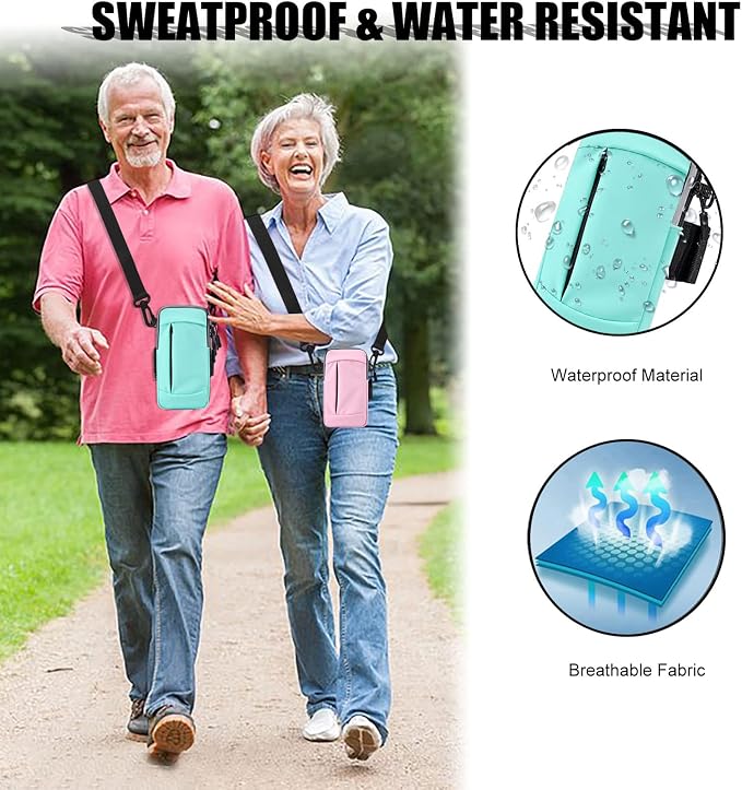 Phone Holder for Running Cell Phone Purse Crossbody Bags for Women Men Kids,iPhone 11 12 13 14 15 16e 16 17 Pro Max Xs Xr X 7 8 Plus Air SE Mini Galaxy Ultra S26 S25 S24 S23 Note 20 Arm Bands