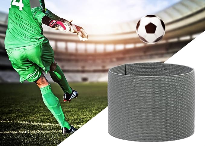 ONLYKXY 3PCS Captain Armbands 7x32.5CM/2.75x12.79inch Adjustable Leader Armband Team Sport Armband for Soccer Basketball Volleyball School Team Competition Coach Players Wrist Arm Bands