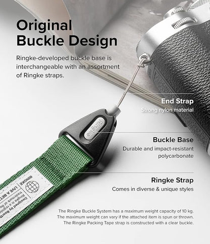 Ringke Hand Strap [Phone Wrist Strap] Designed for Camera Strap and Phone Strap, Adjustable Sturdy Universal Lanyard Compatible with Camera and Phone Case - Forest