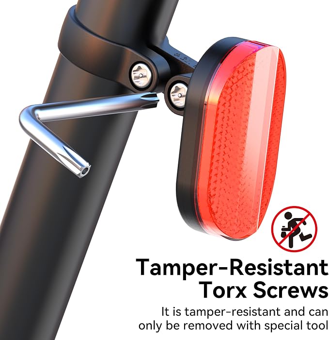 Upgraded Bike Mount for Samsung Smart Tag 2 & Moto Tag & for AirTag Holder Hidden - Waterproof Anti-Theft Bike Reflectors GPS Tracker Case with Screws & Tools, for Mountain Bikes/Scooter/E-Bicycle