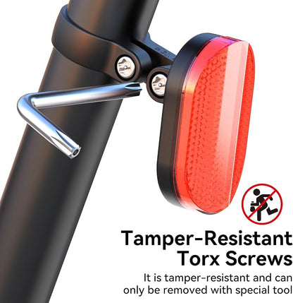 Upgraded Bike Mount for Samsung Smart Tag 2 & Moto Tag & for AirTag Holder Hidden - Waterproof Anti-Theft Bike Reflectors GPS Tracker Case with Screws & Tools, for Mountain Bikes/Scooter/E-Bicycle