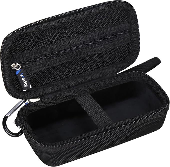 Case for VRURC for VEGER for charmast Portable Power Bank Built-in Cables - Travel Protective Carrying Storage Bag (Case Only) (Black)
