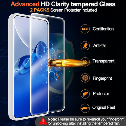 MOZOTER for Samsung Galaxy S25 Plus Case with Magnetic,[Compatible with MagSafe][12Ft Military Dropproof][2*Screen Protector] Translucent Slim Shockproof Holsters Case for S25 Plus,6.7"-Clear