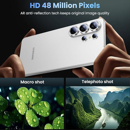 Uyiton for Samsung Galaxy S26 Ultra Camera Lens Protector - [Case-Friendly][Not Easy to Break][Ultra-Thin] Military-Grade Tempered Glass with Aluminum Metal Rear Camera Screen Cover - White