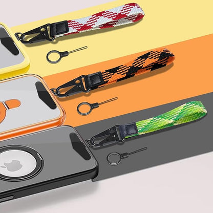 Stretchy Wristlet Keychain, Wrist Lanyard Strap Key Chain Holder to Hold Keys Wallet Phone ID Badge for Men Women