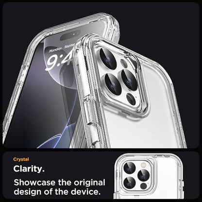 AICase for iPhone 16 Pro Case Clear 3 in 1 Heavy Duty Drop Protection Full Body Rugged Shockproof/Dust Proof 3-Layer Military Protective Tough Durable Cover for iPhone 16 Pro 6.3"_1