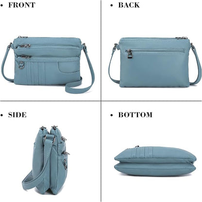 MINICAT Multiple Pockets Small Crossbody Purse Cell Phone Purse Shoulder Bags for Women Cross Body Bag for Woman