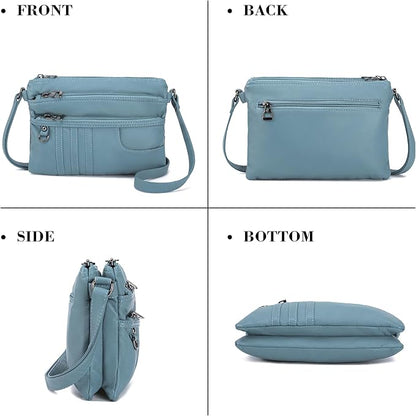 MINICAT Multiple Pockets Small Crossbody Purse Cell Phone Purse Shoulder Bags for Women Cross Body Bag for Woman