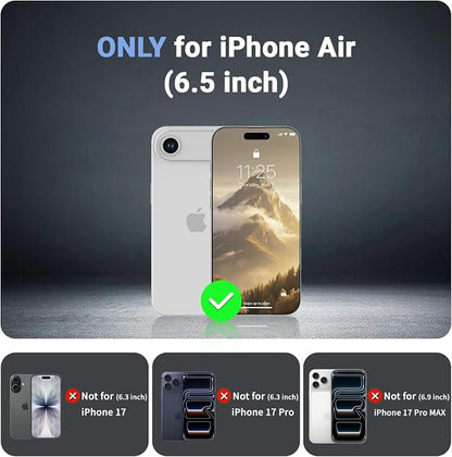 jaroco Magnetic for iPhone Air Case, [Compatible with MagSafe][Military Grade Drop Protection][Heavy Duty Protection][Non-Slip][Shockproof] 2-Layer Durable Bumper Phone Case 6.5''-Antique White