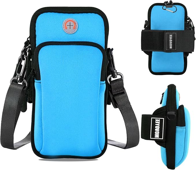 Phone Holder for Running Armband,Small Cell Phone Purse Crossbody for Women Men Kids,iPhone 11 12 13 14 15 16e 16 17 Pro Max Xs Xr X Plus Mini Galaxy Ultra Note Pouch Exercise Arm Bands Bags