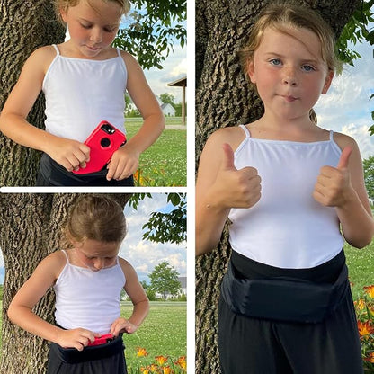 BANDI KIDS Pocket belt for Medical, Sports, Play Comfortable fit Adjustable waist pack, Made In USA