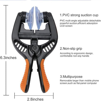 Showpin Smart Phones Suction Cup Tool Opening Pliers Repair LCD Screen, 3 in 1 iPhone Repair Tool Prying Tool Compatible with Cell Phone/Laptop/Tablet PC