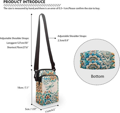 DISNIMO Small Crossbody Bags for Women Trendy Cross Body Cell Phone Shoulder Bags Purses with Adjustable Strap