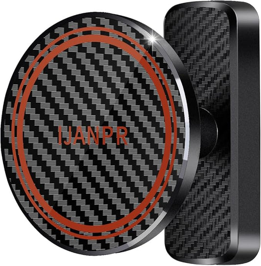 Magnetic Golf Cart Phone Holder Mount, Magnetic Phone Holder for Gym, Compatible with All Phones, Golfing Accessories Essentials Gifts for Men Women（Black）