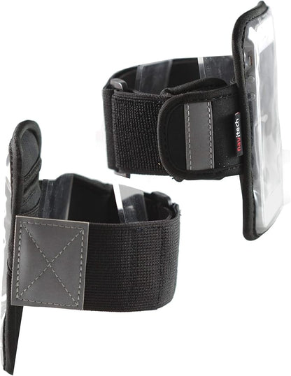 Navitech Black Running/Jogging/Cycling Water Resistant Sports Armband Compatible with The Samsung Galaxy A70