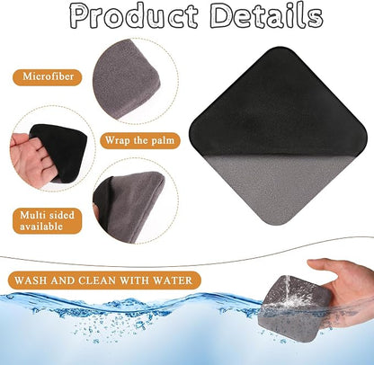 Car Screen Cleaner, Car Touch Screen Cleaner, Microfiber Cloth Auto Touchscreen Cleaning Wipes, Car Cleaning Wipes Cleaning Cloth Screen Cleaner Cloth for Vehicle Dashboard Car Display Interior Square
