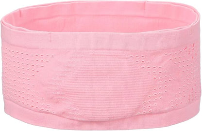 Slim Running Belt, Running Fanny Pack Phone Holder for Women Men Waist Bag Moisture Wicking Storage Belts Bag- Fitting for (Storage Phone-Travel- Sports- Hiking) Pink & S