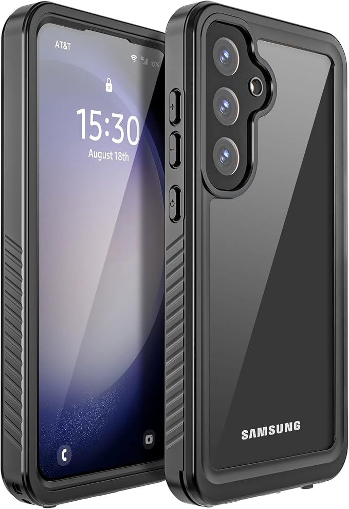 for Samsung Galaxy S23+ Plus Case, IP68 Waterproof Dustproof Case, [Built-in Screen Protector] Full Body Heavy Duty Rugged Phone Cover for Galaxy S23 Plus 6.6 Inch Black