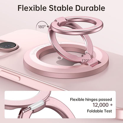 SYNCWIRE for MagSafe Ring Holder, Magnetic Phone Ring Holder Magnet Cell Phone Grip Finger Ring Kickstand Compatible with iPhone 17 16 15 14 13 12 Pro Max fits MagSafe Accessories