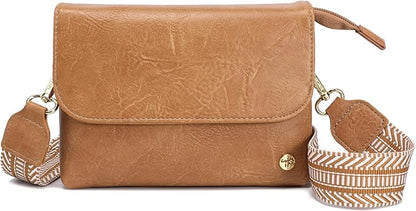 MINICAT RFID Blocking Small Crossbody Bags for Women Vegan Leather Mini Travel Purses Cell Phone Purse Cross Body Bag