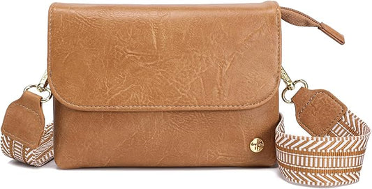 MINICAT RFID Blocking Small Crossbody Bags for Women Vegan Leather Mini Travel Purses Cell Phone Purse Cross Body Bag