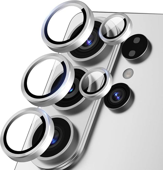 Camera Lens Protector for Samsung Galaxy S26 Ultra, Sapphire Glass Metal Individual Camera Cover Screen, Anti-drop, Case Friendly- White