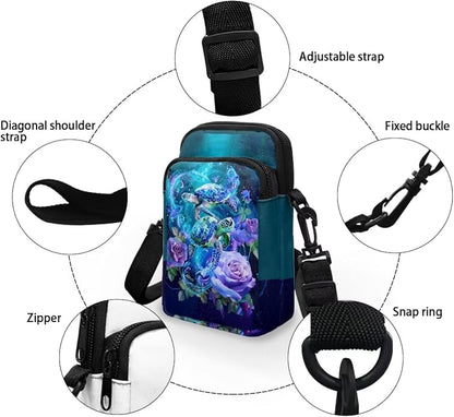 DISNIMO Small Crossbody Bags for Women Trendy Cross Body Cell Phone Shoulder Bags Purses with Adjustable Strap