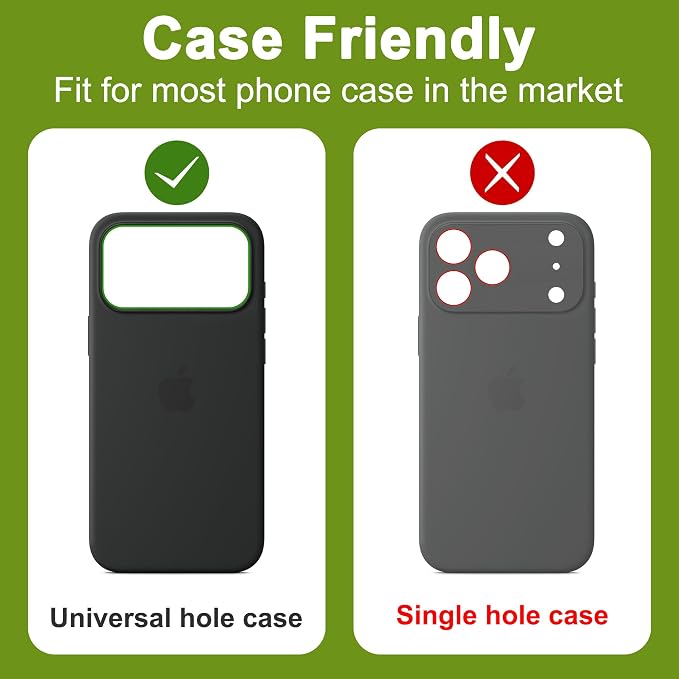 2-Pack Shatterproof Camera Lens Protector for iPhone 17 Pro |AR Tempered Glass Strong Adsorption Metal Camera Cover Screen(Inky blue)